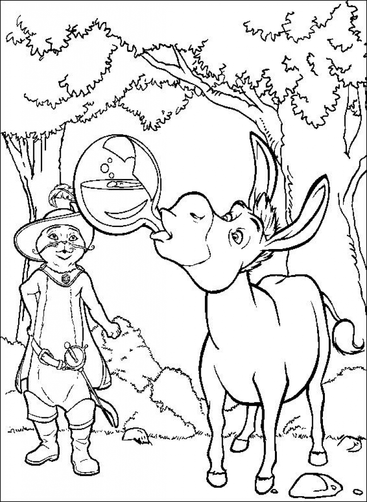 57+ Aesthetic Shrek Coloring Pages Printable