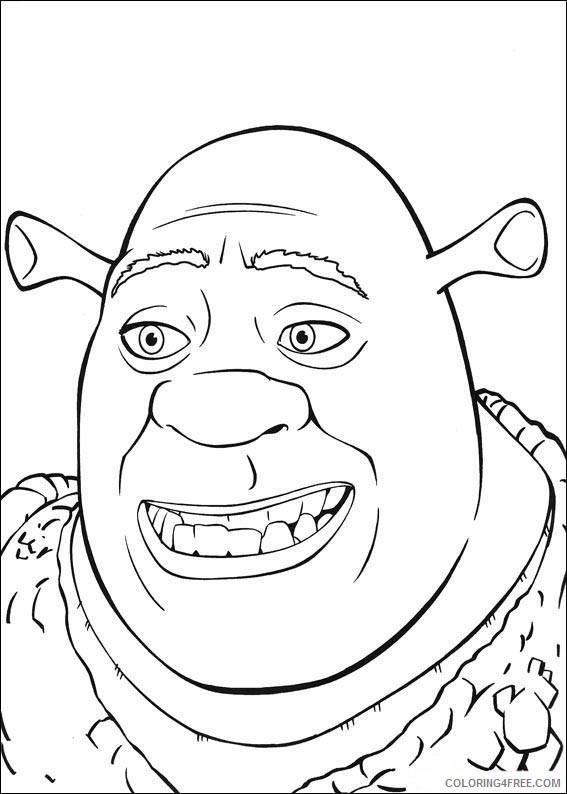 59+ Engaging Shrek Coloring Pages Printable