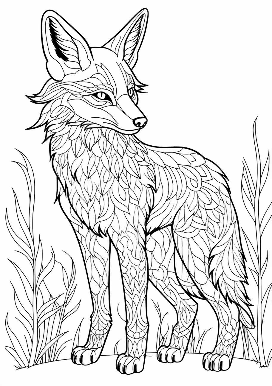 63+ Interactive Fox Coloring Pages Printable