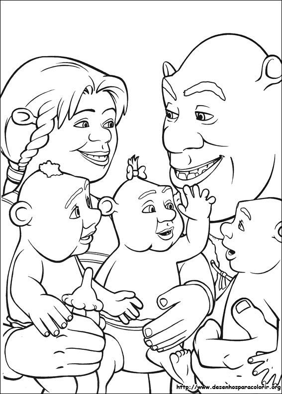 63+ New Shrek Coloring Pages Printable