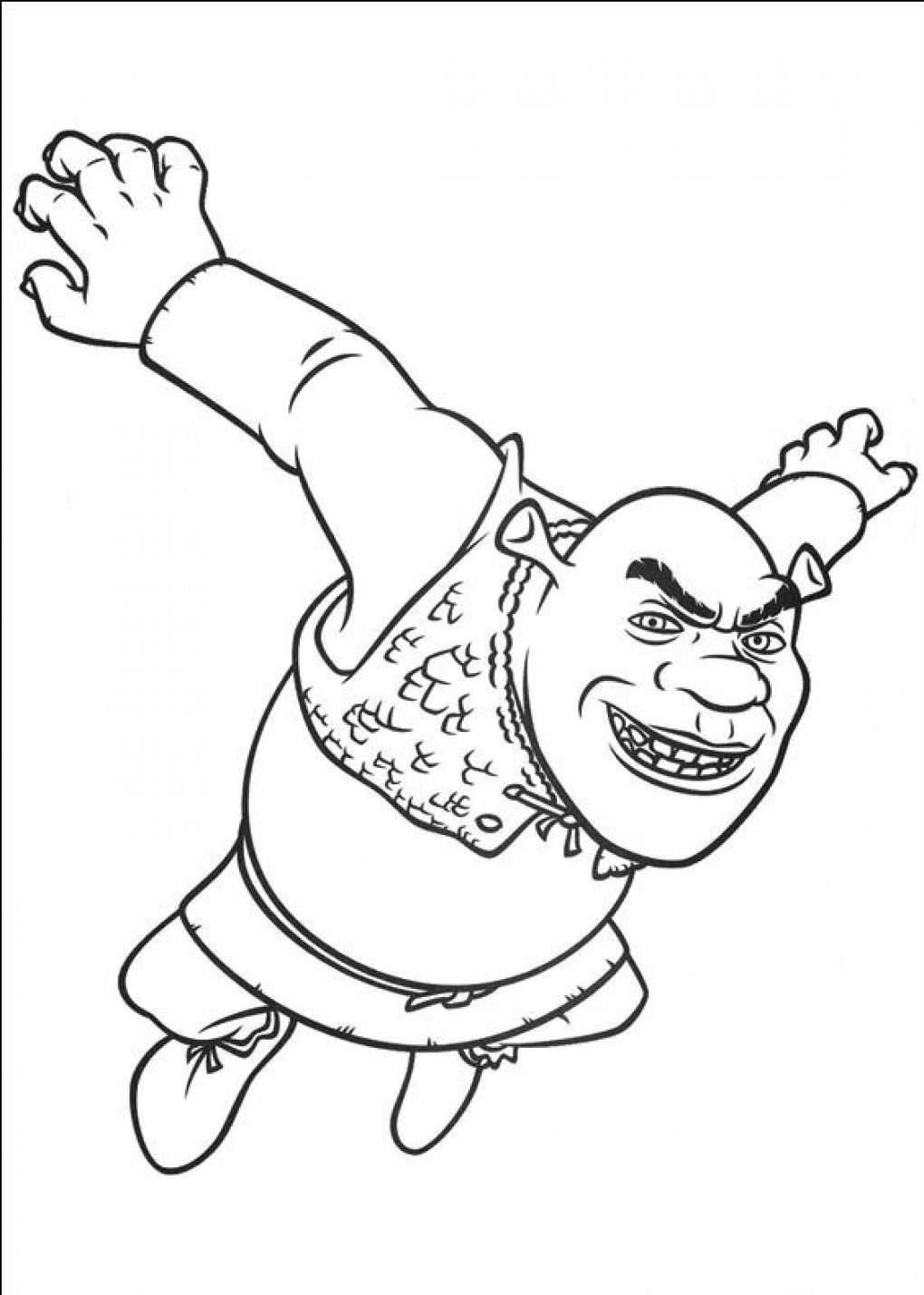 63+ Realistic Shrek Coloring Pages Printable