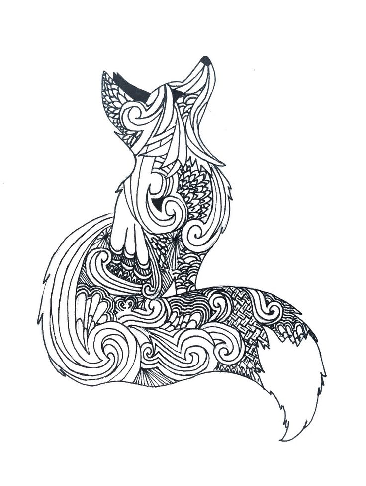 66+ Realistic Fox Coloring Pages Printable