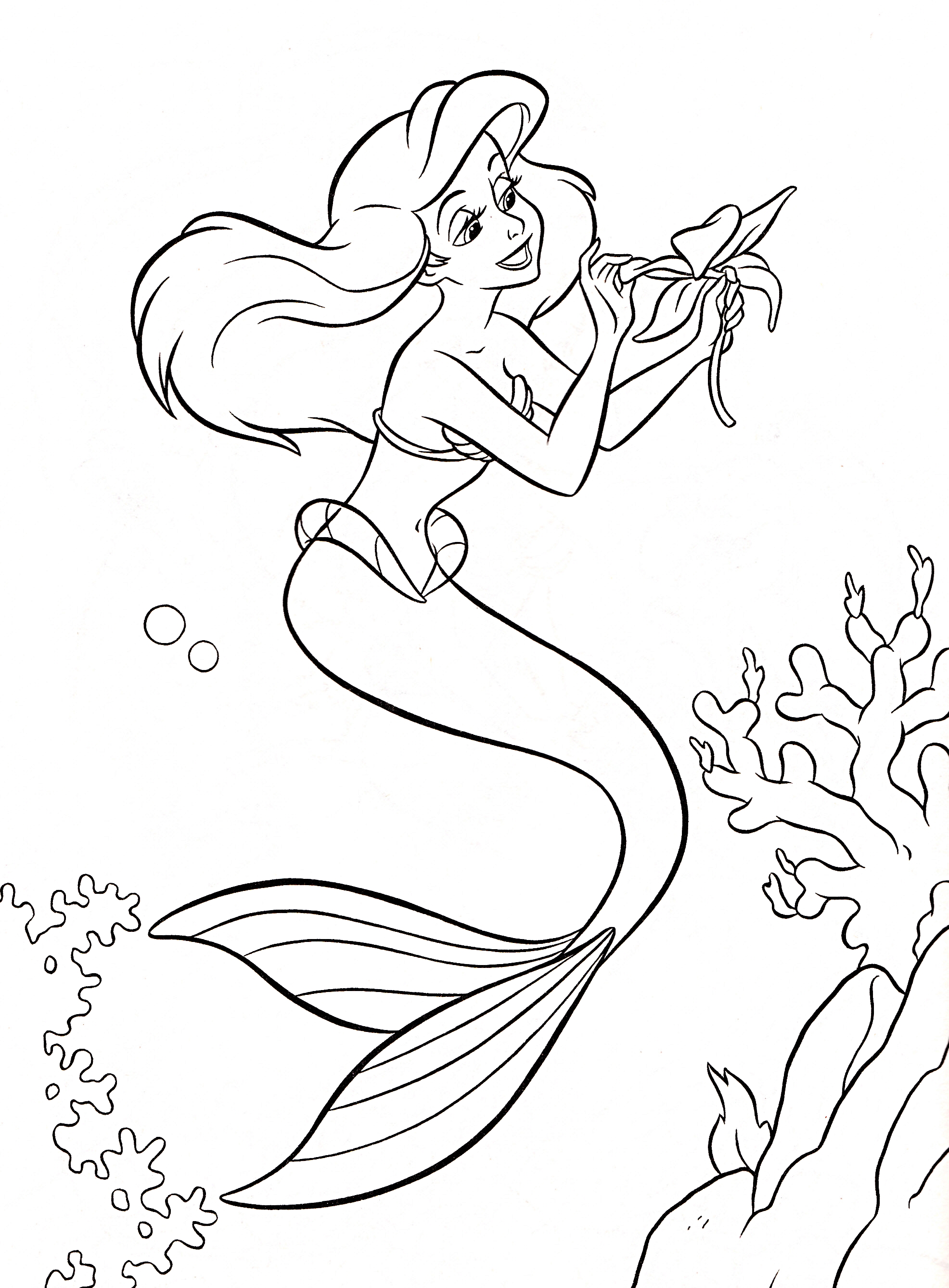 67+ Cute Princess Summer Coloring Pages Printable