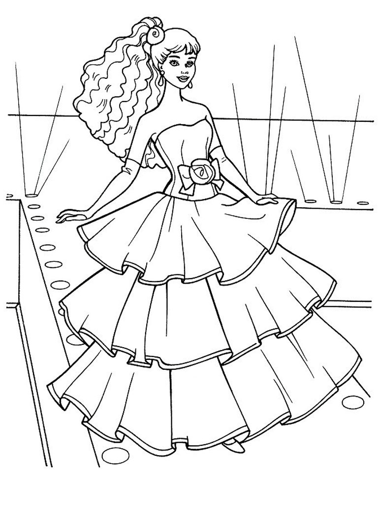 67+ Detailed Princess Summer Coloring Pages Printable