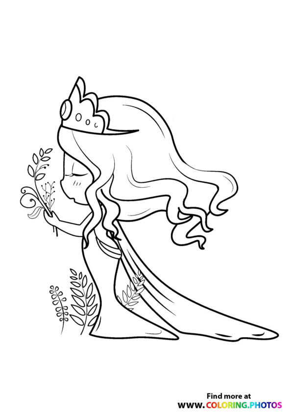 67+ Inspiring Princess Summer Coloring Pages Printable