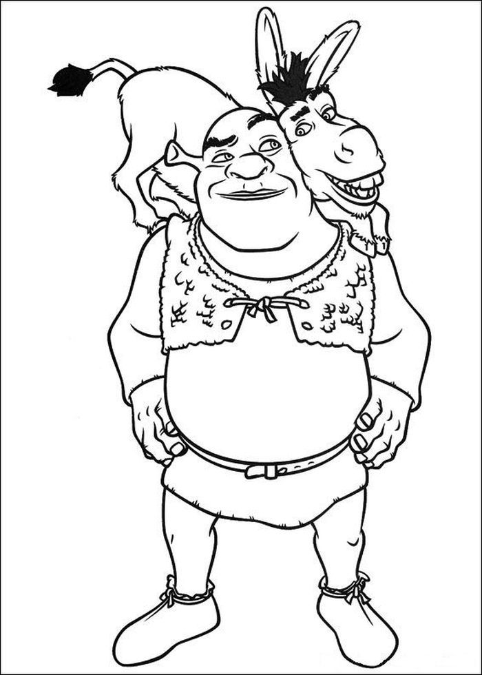 67+ Ultimate Shrek Coloring Pages Printable