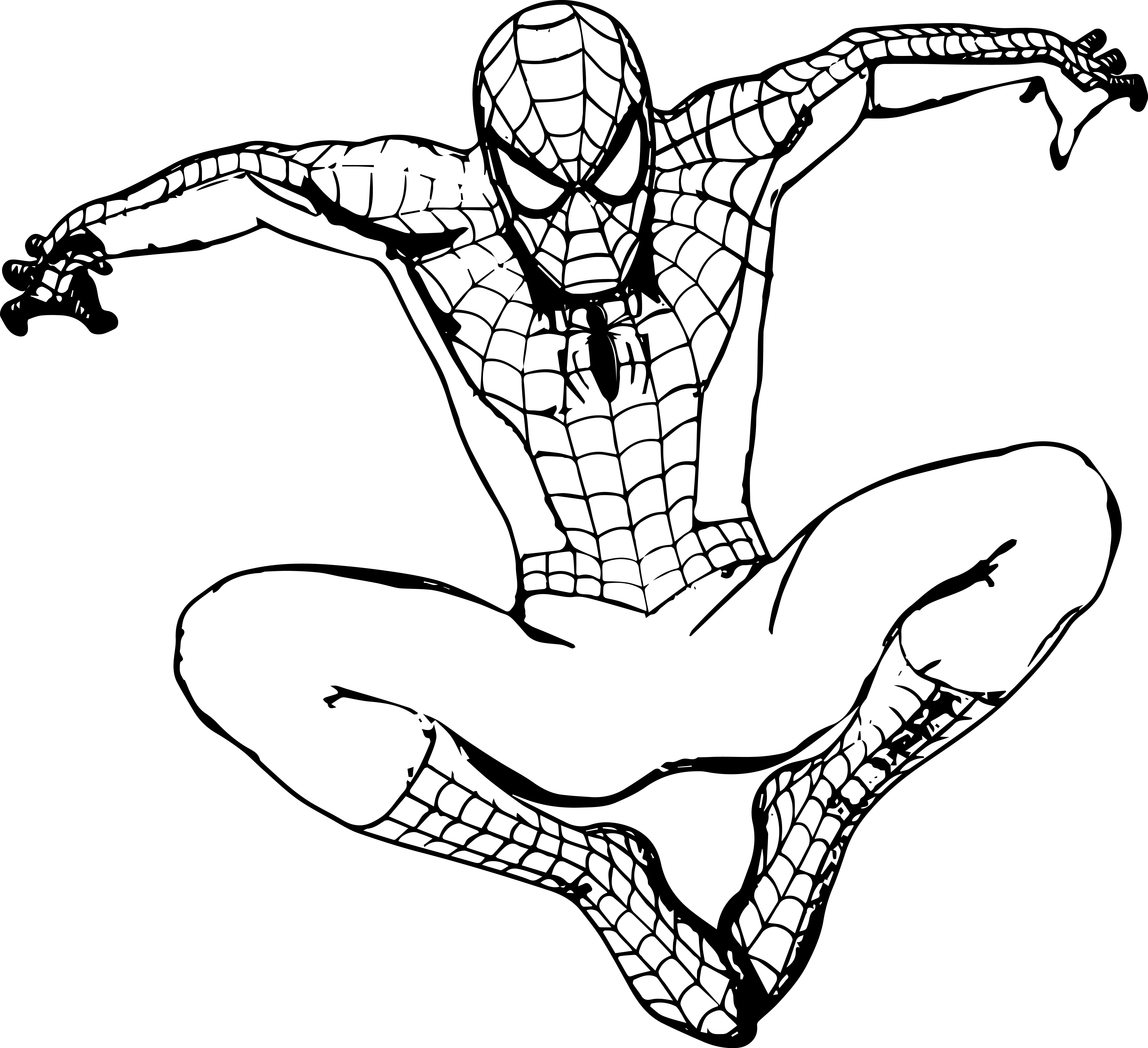 69+ Downloadable Spiderman Coloring Pages Printable