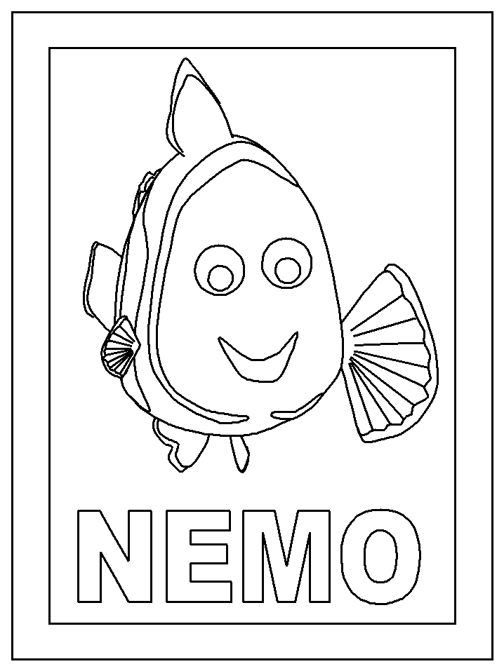 43+ Top Nemo Coloring Pages Free Printable