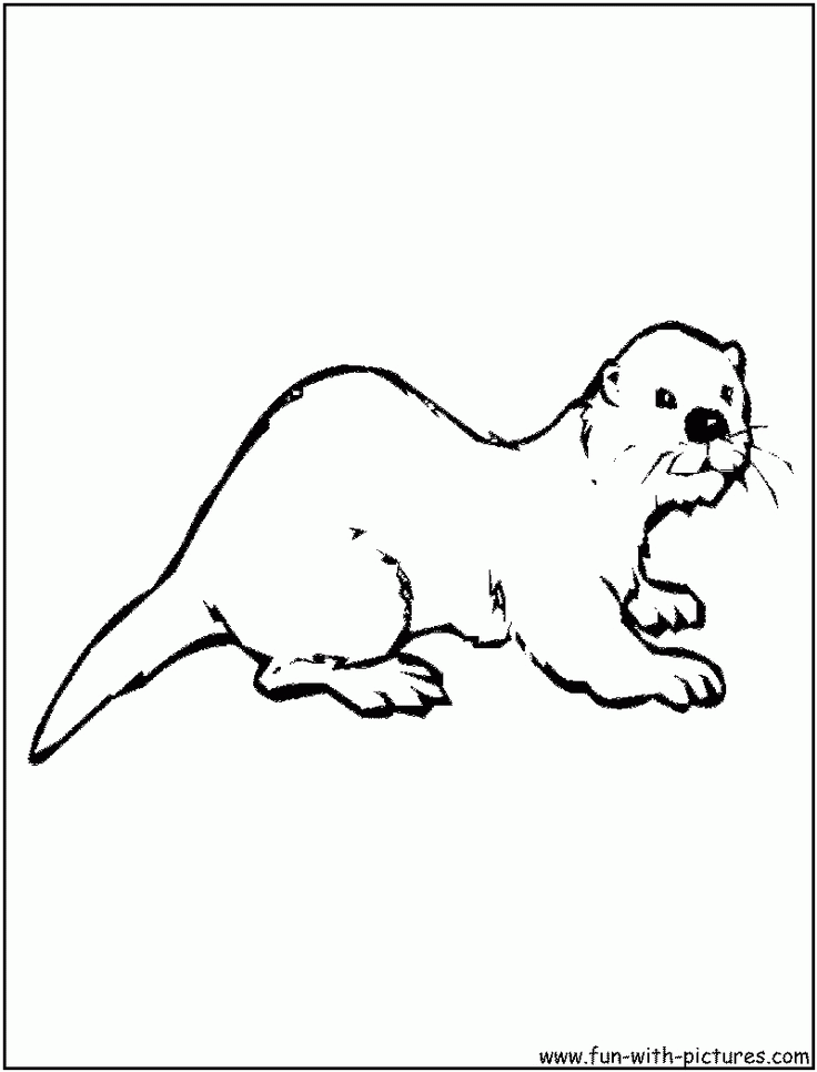 70+ Downloadable Otter Coloring Pages Printable