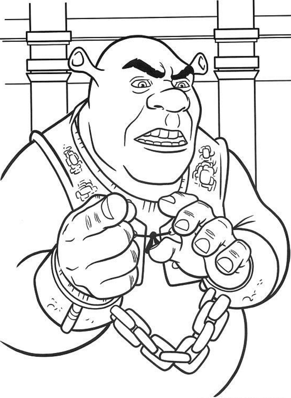 70+ Joyful Shrek Coloring Pages Printable