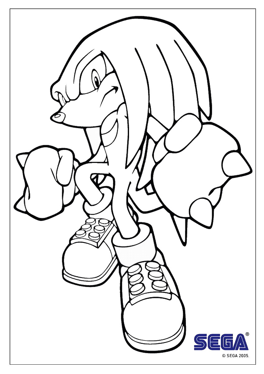 73+ Aesthetic Sonic Coloring Pages Printable