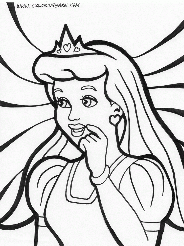 75+ Free Princess Summer Coloring Pages Printable