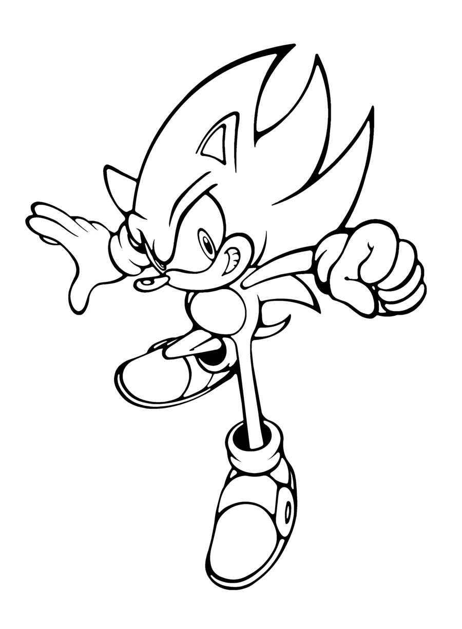 78+ Detailed Sonic Coloring Pages Printable