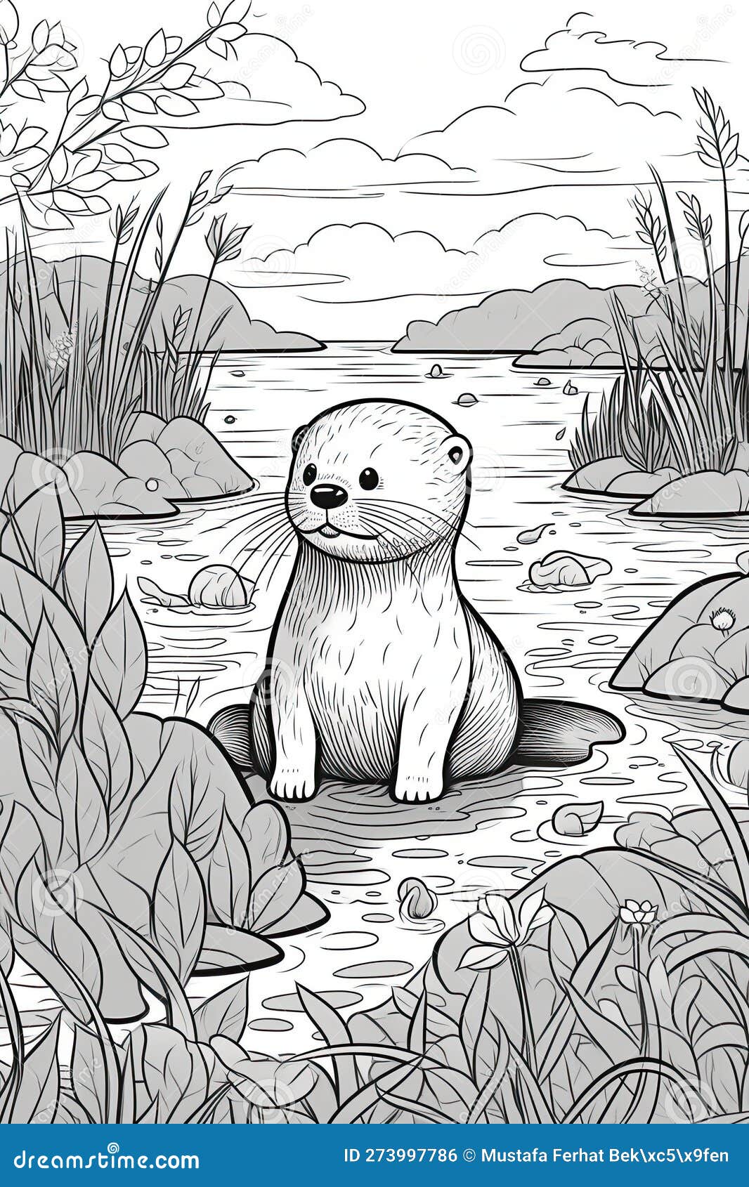 78+ Downloadable Otter Coloring Pages Printable