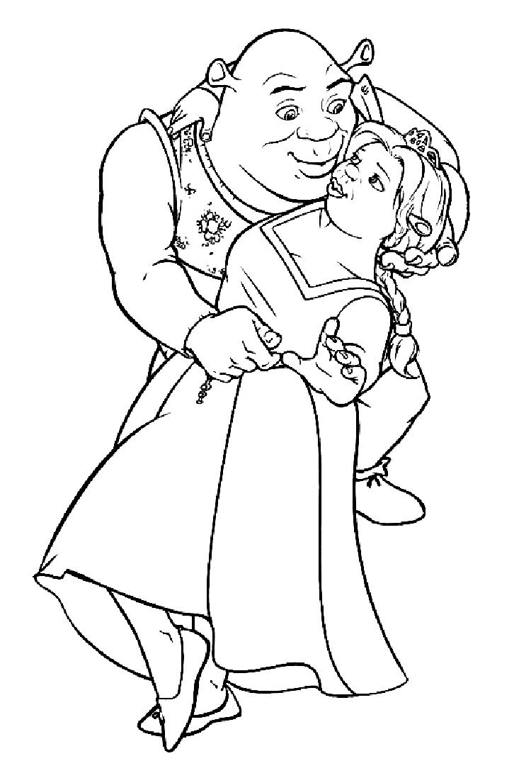 79+ Ultimate Shrek Coloring Pages Printable