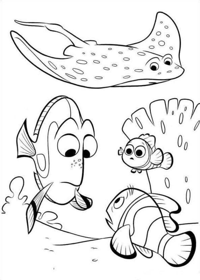 50+ Realistic Nemo Coloring Pages PDF Printable