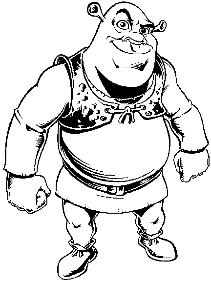 8+ Engaging Shrek Coloring Pages Printable