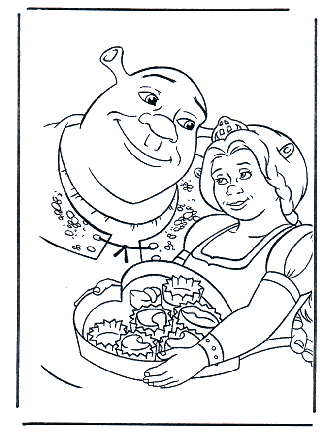 8+ Unique Shrek Coloring Pages Printable