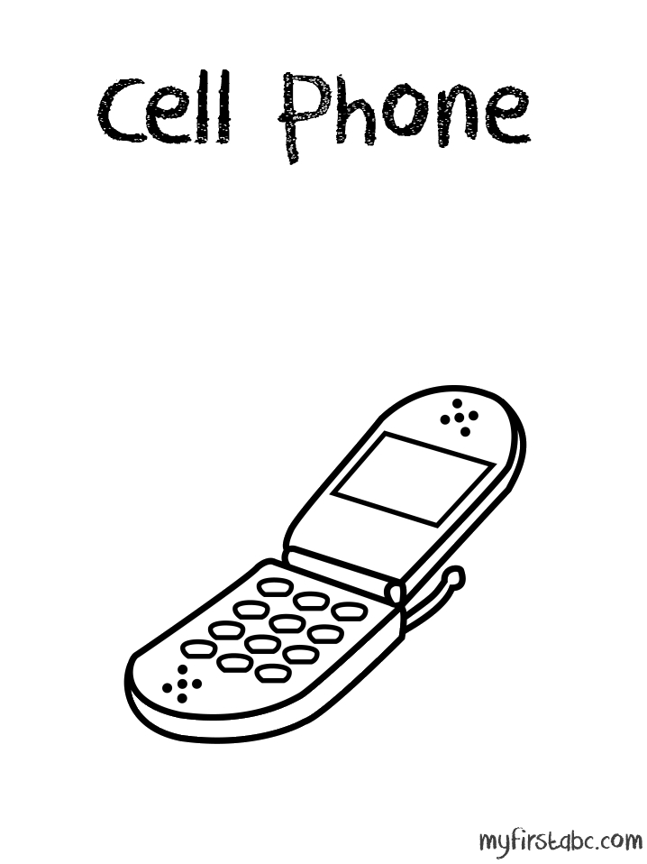 82+ Ultimate Cell Phone Coloring Pages for Kids Printable