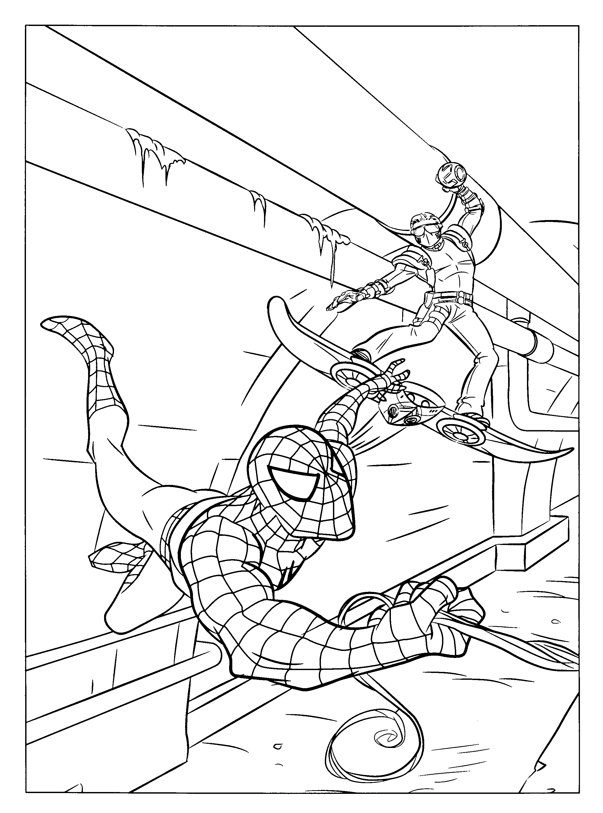 83+ The Best Spiderman Coloring Pages Printable