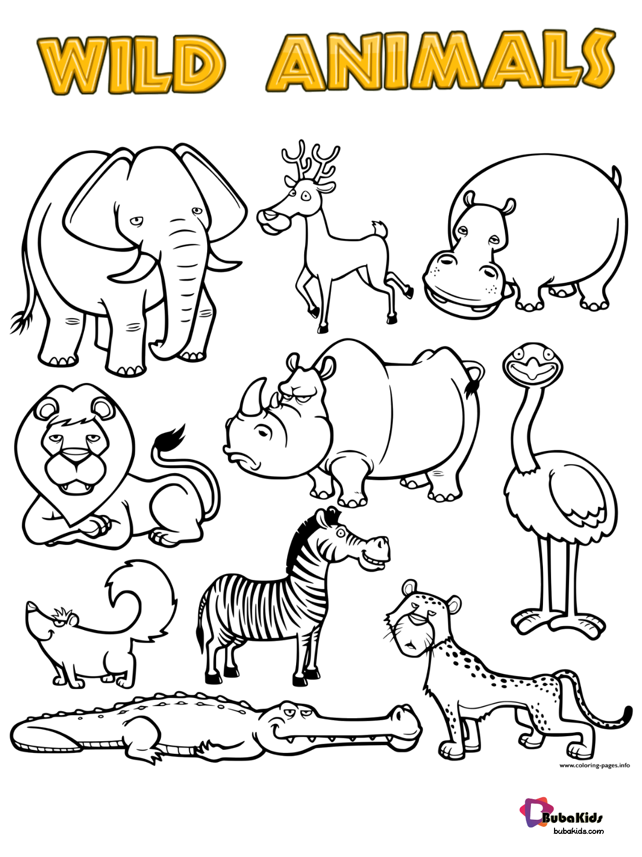 39+ Top Animal Coloring Pages Archives