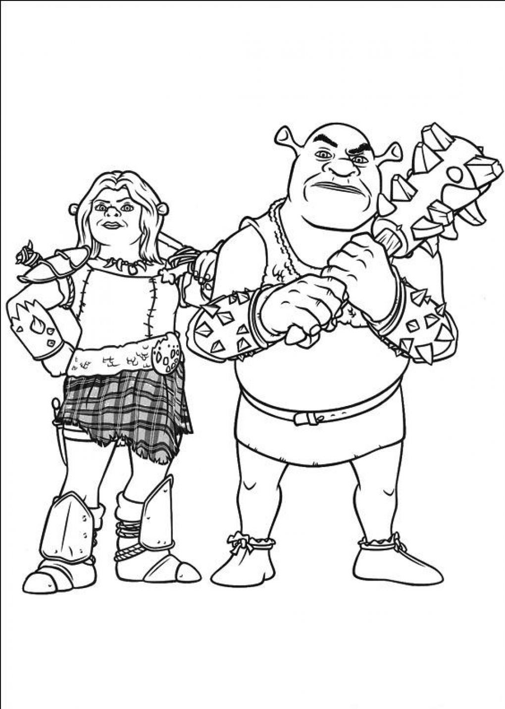 84+ Trendy Shrek Coloring Pages Printable