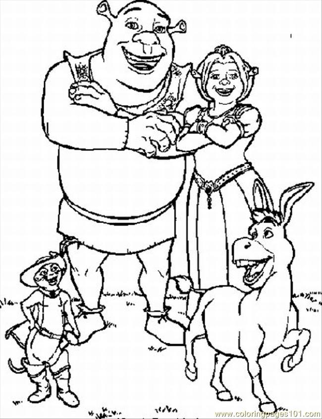 86+ Colorful Shrek Coloring Pages Printable