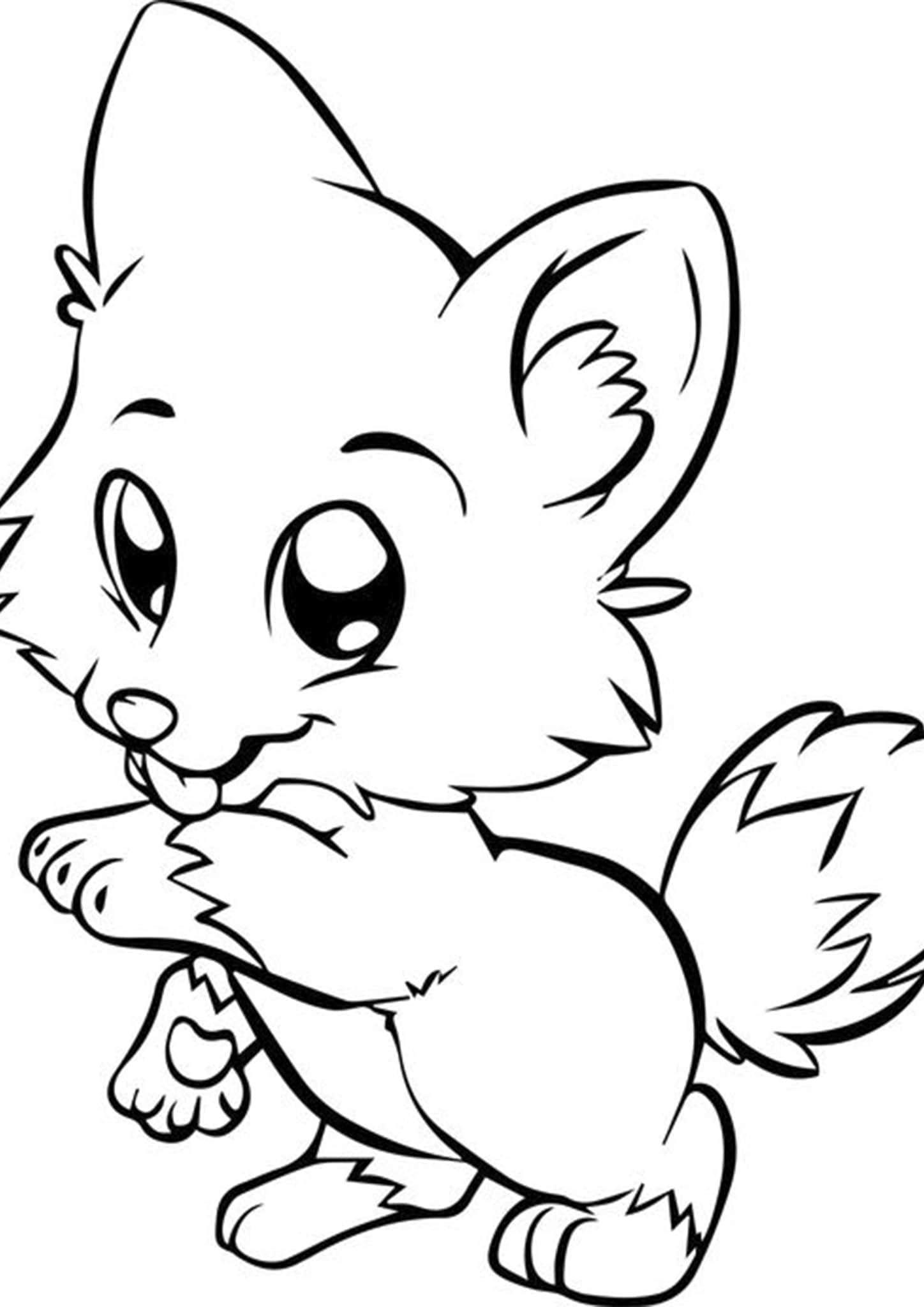 48+ New Animal Coloring Pages Simple