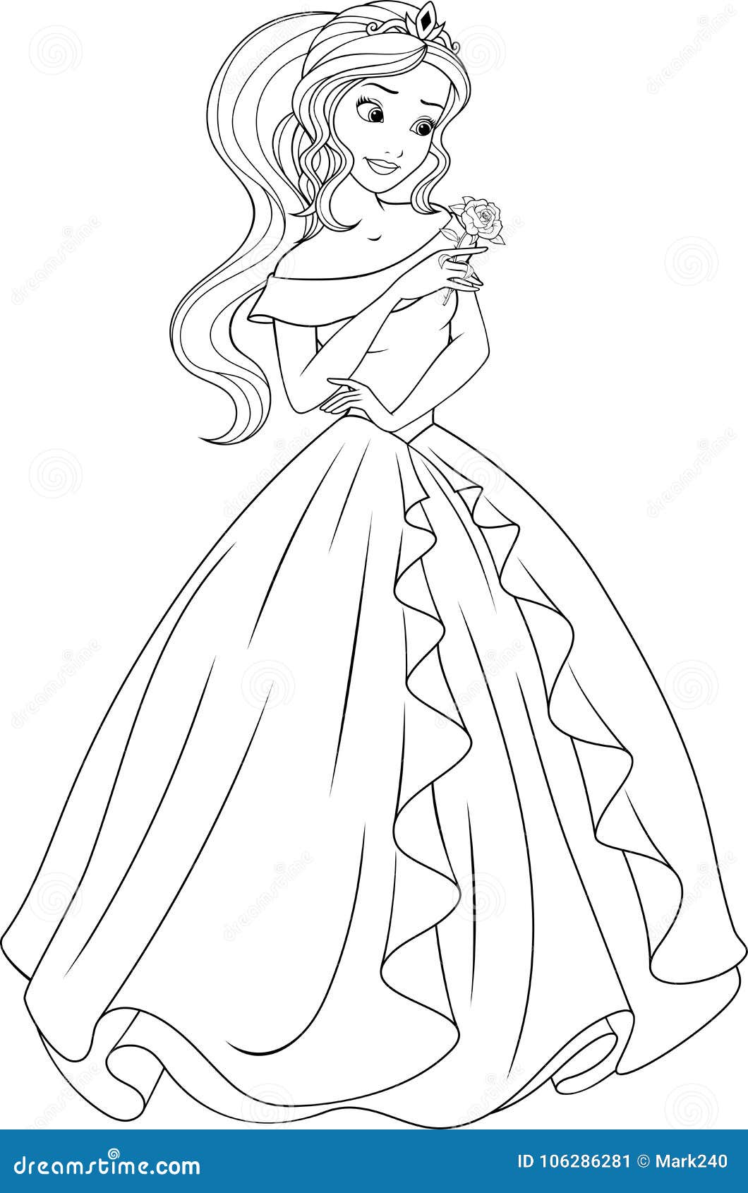 90+ New Princess Summer Coloring Pages Printable