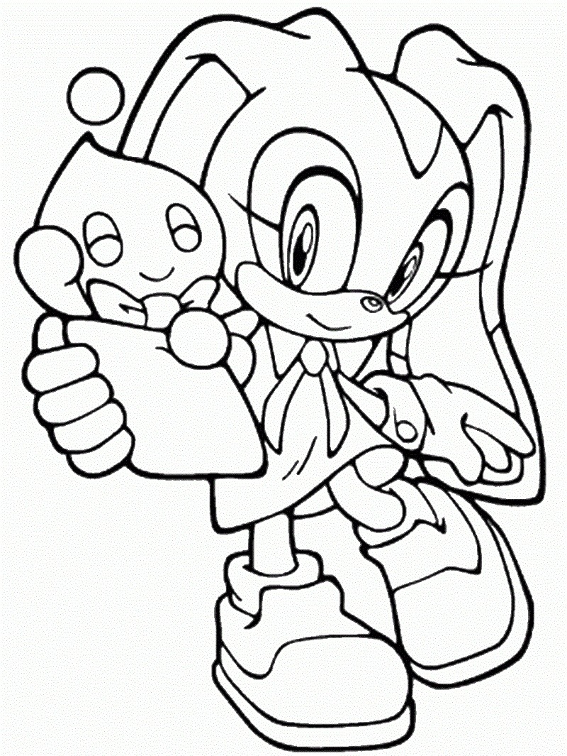 91+ Relaxing Sonic Coloring Pages Printable