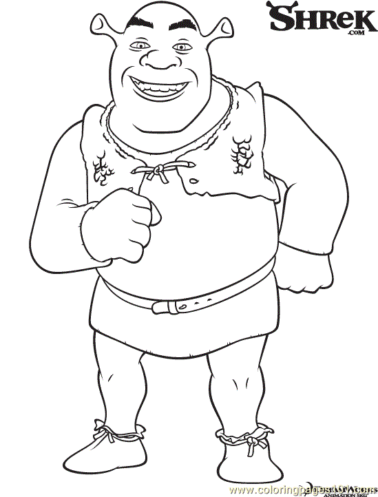 92+ Unique Shrek Coloring Pages Printable