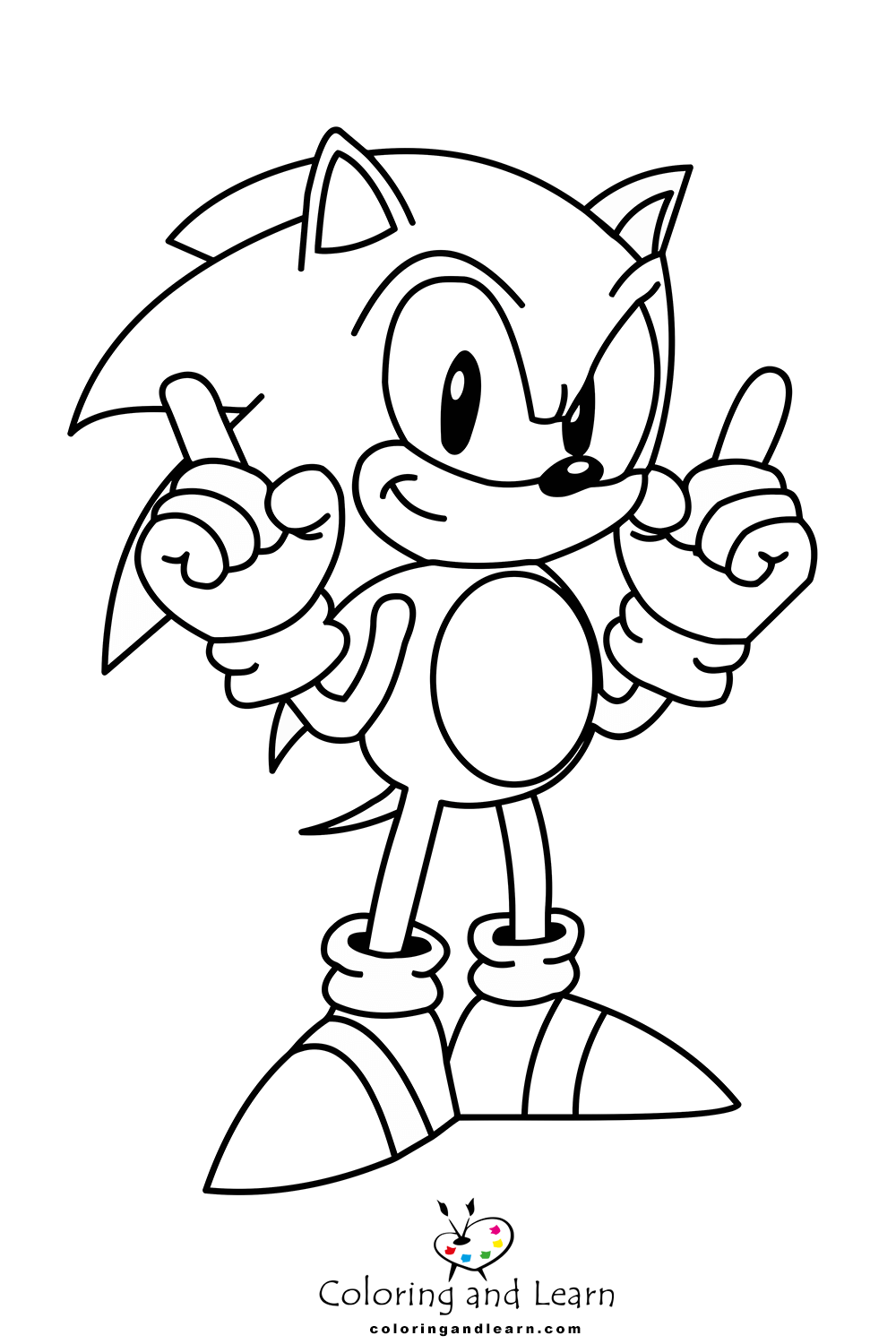 93+ Ultimate Sonic Coloring Pages Printable