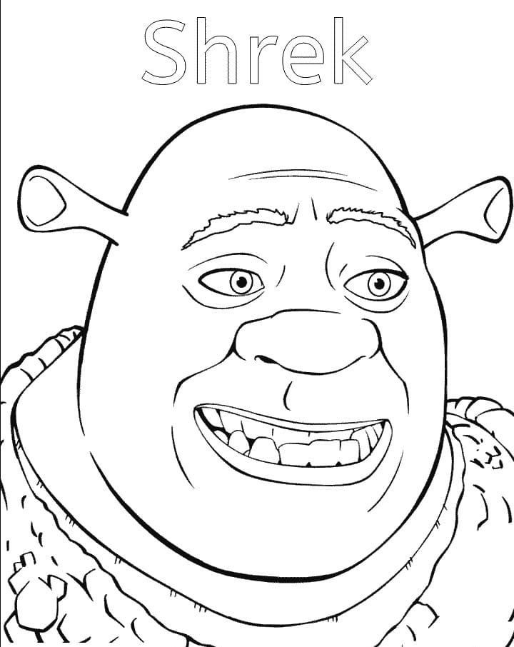 95+ New Shrek Coloring Pages Printable