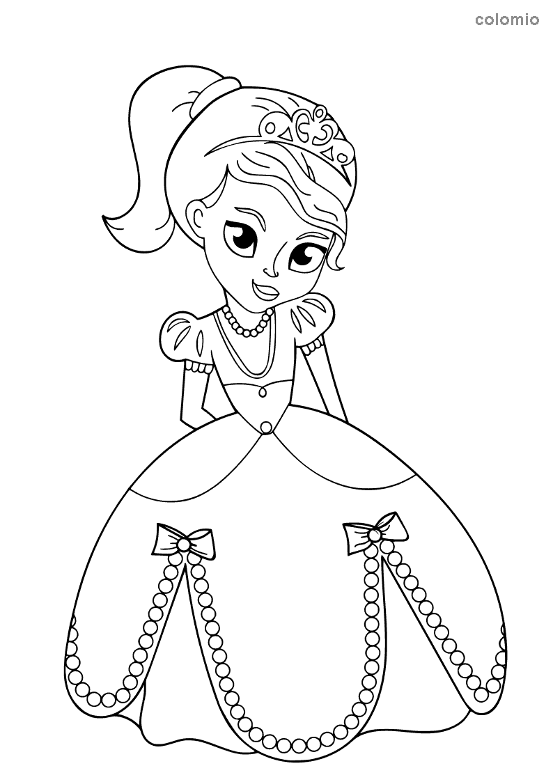 97+ Inspiring Princess Summer Coloring Pages Printable