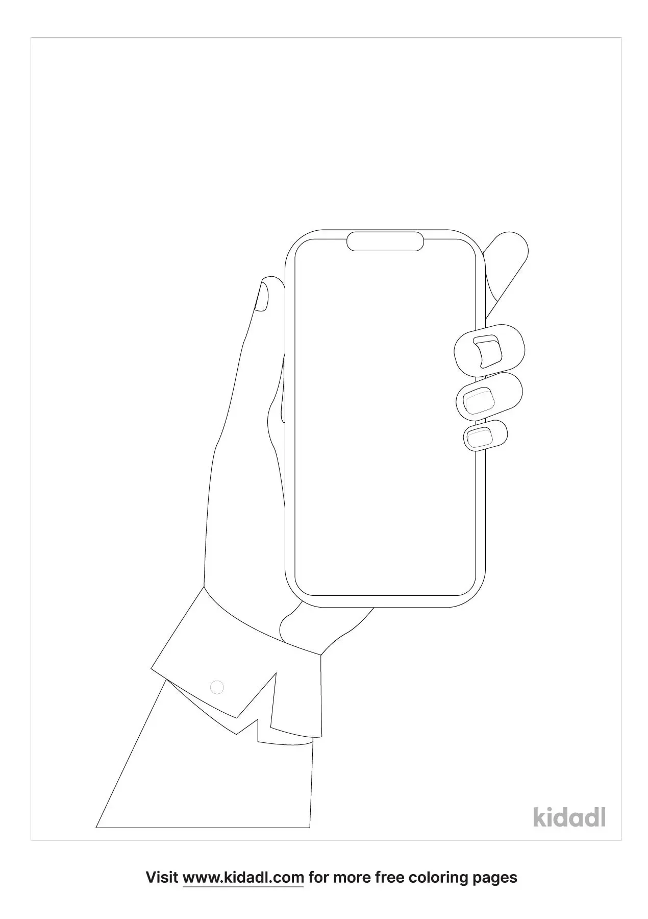 98+ Engaging Cell Phone Coloring Pages for Kids Printable