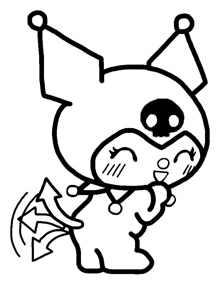 99+ Detailed Kuromi Coloring Pages Printable