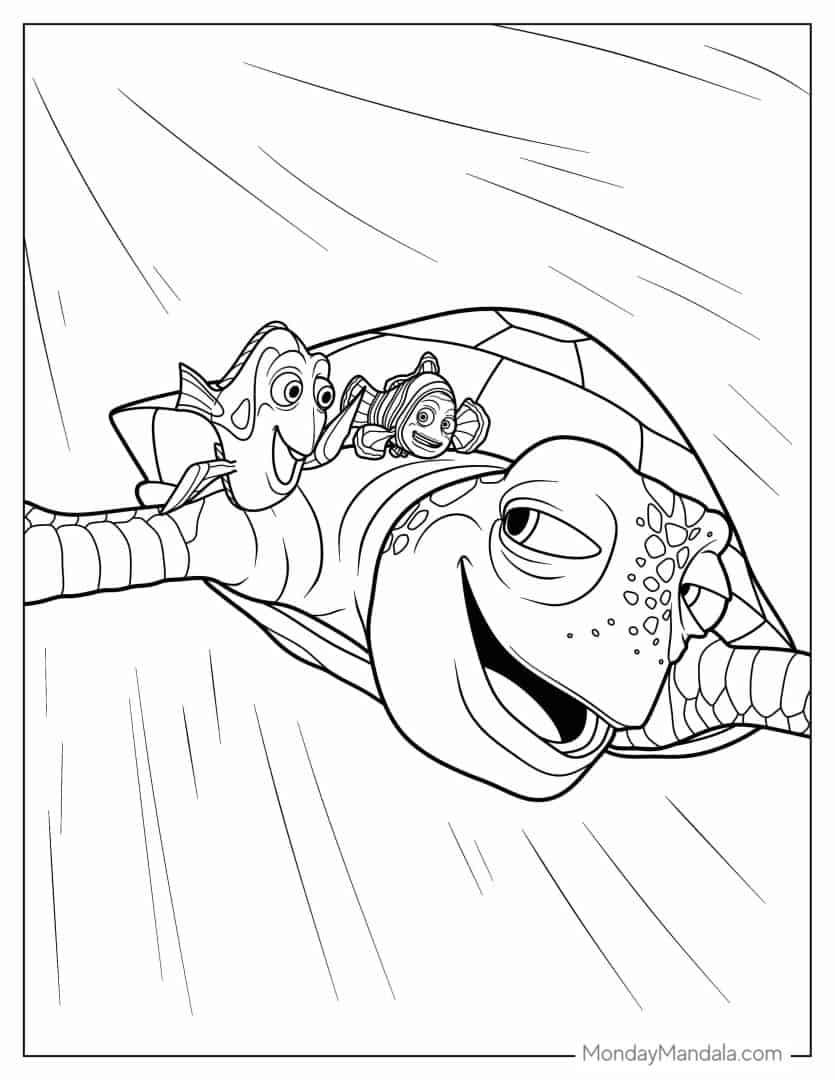 36+ Detailed Nemo Coloring Pages and Drawing