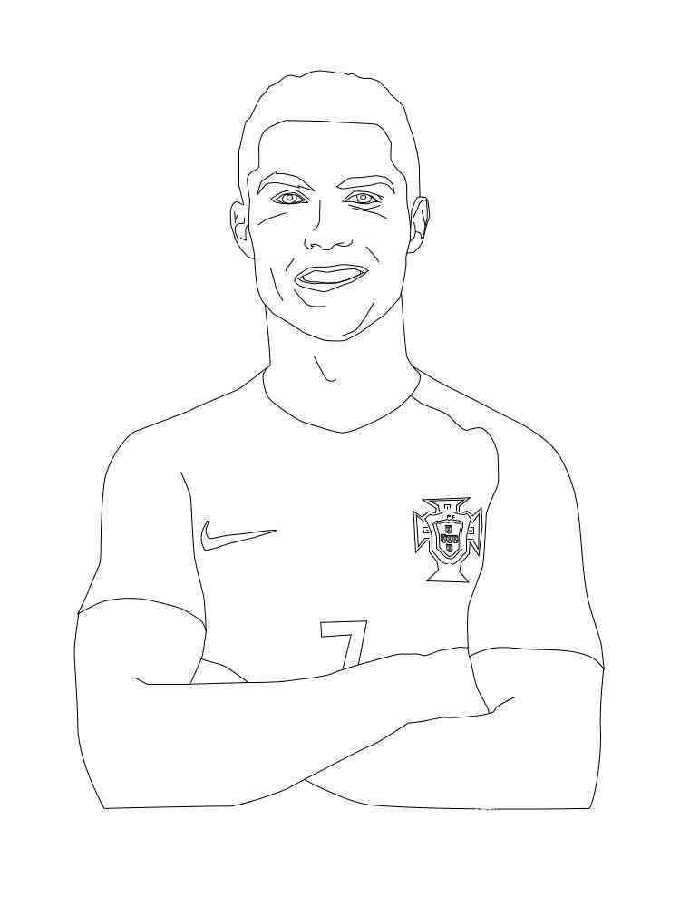 48+ Lovely Ronaldo Coloring Pages Detailed