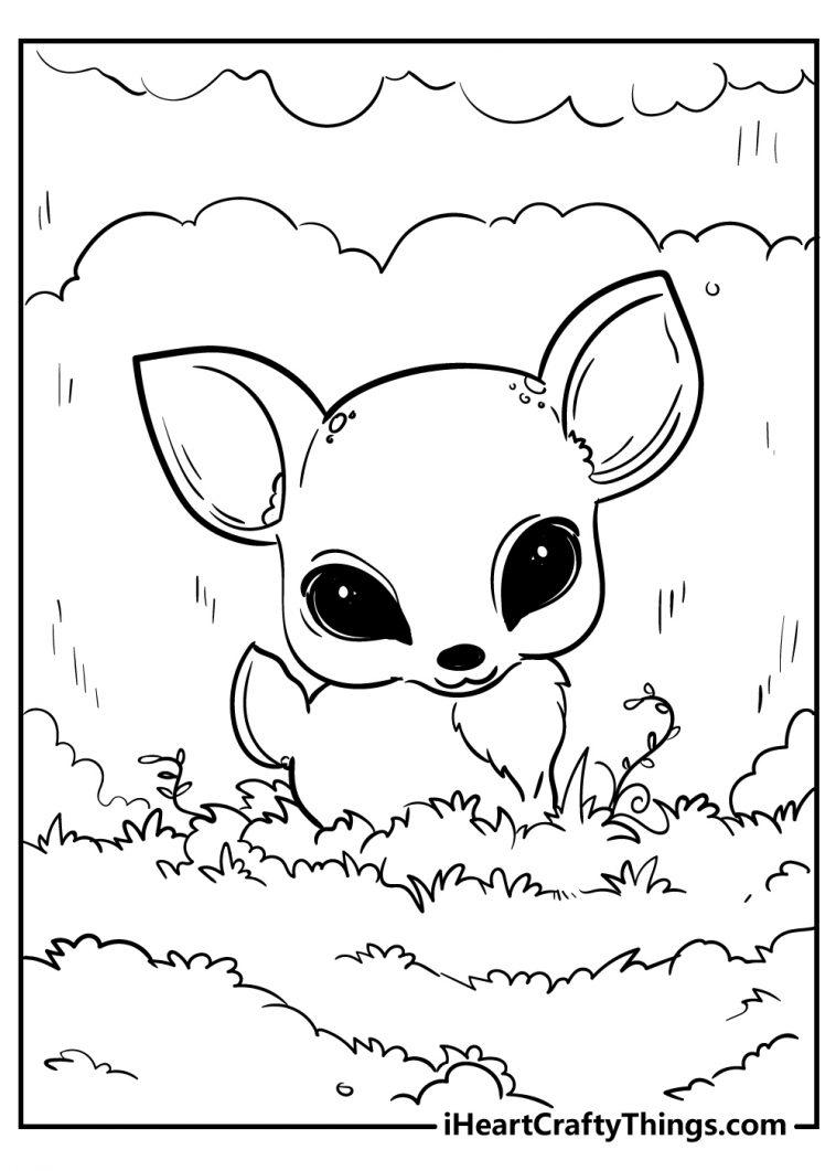 31+ Cute Animal Coloring Pages Simple