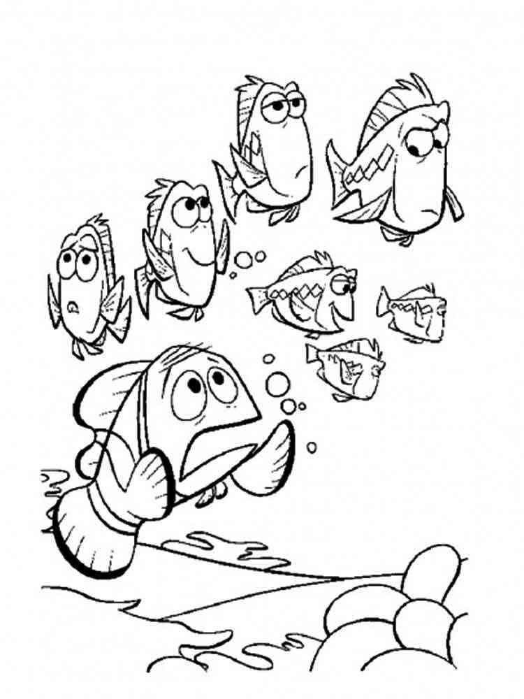 36+ Entertaining Nemo Coloring Pages Inspirational