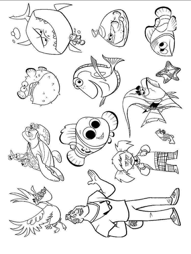 34+ Downloadable Nemo Coloring Pages Realistic