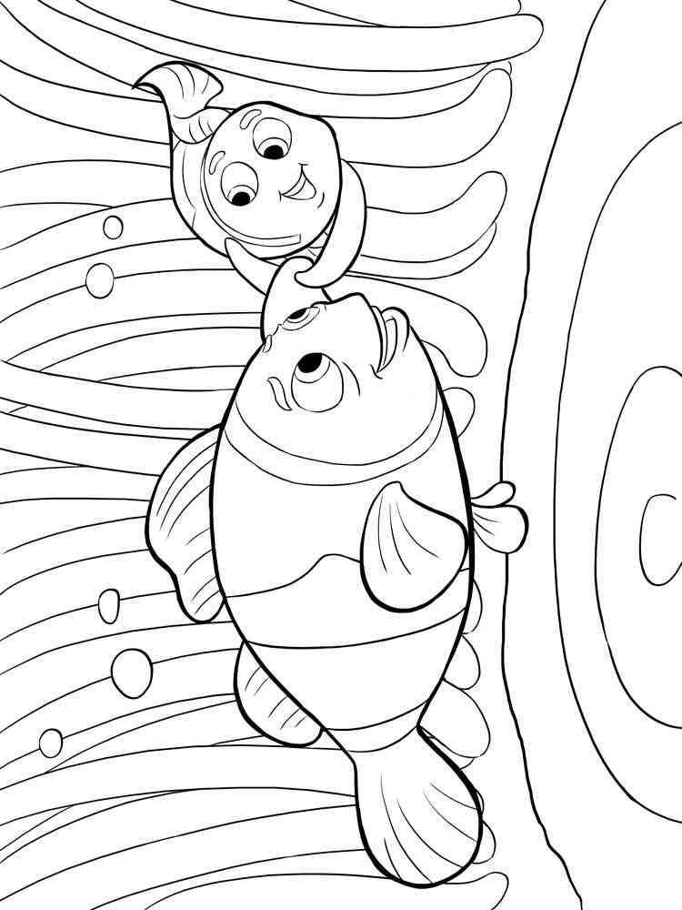 41+ Simple Nemo Coloring Pages Unique