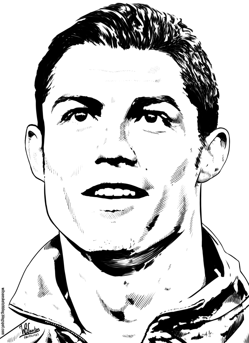 31+ Relaxing Ronaldo Coloring Pages Detailed