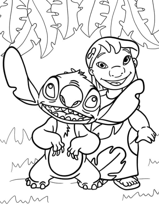 33+ Cheerful Stitch Sleeping Coloring Pages Ideas