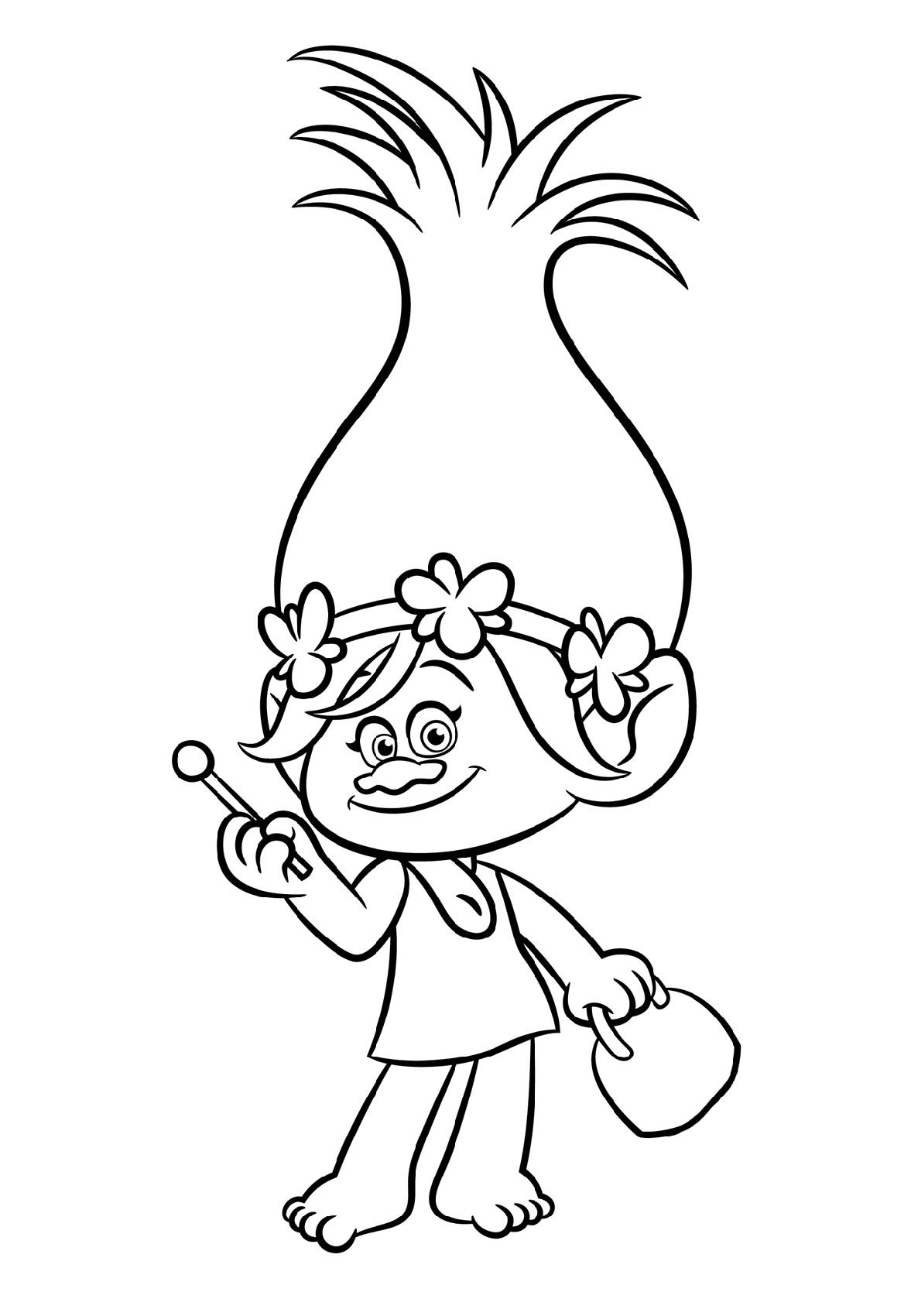 36+ Trendy Trolls Coloring Pages to Print