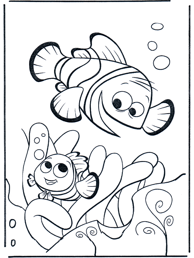 48+ Artistic Nemo Coloring Pages Detailed