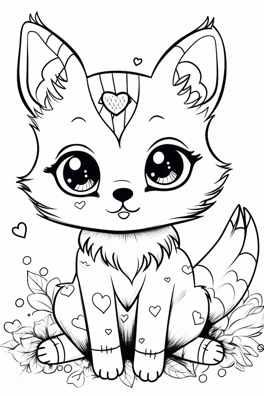 35+ Lovely Animal Coloring Pages PDF Printable