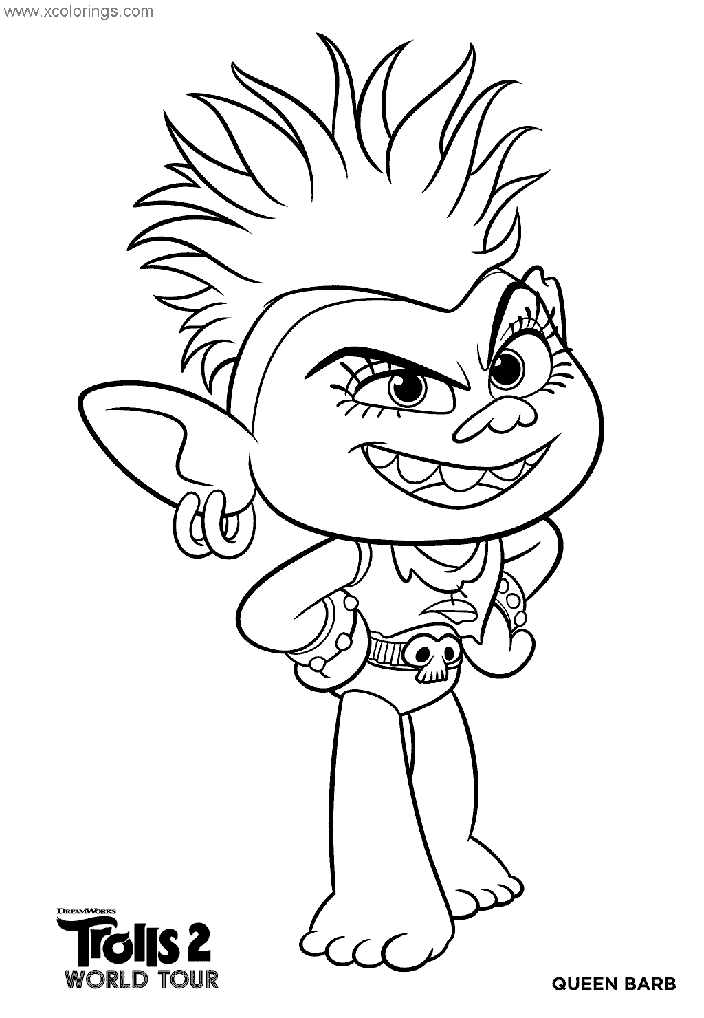 31+ The Best Trolls Coloring Pages Cute