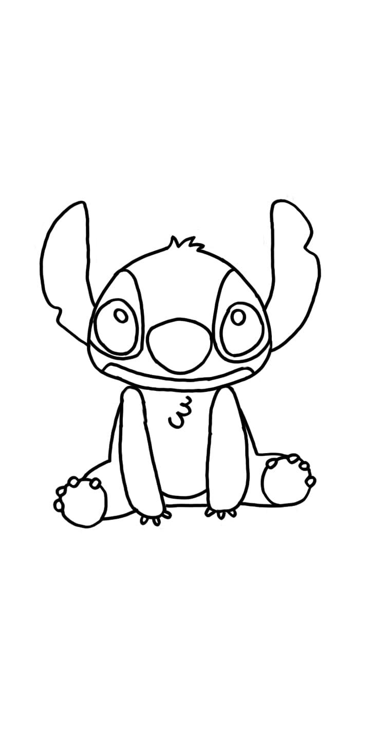 47+ Fun Stitch Sleeping Coloring Pages Detailed