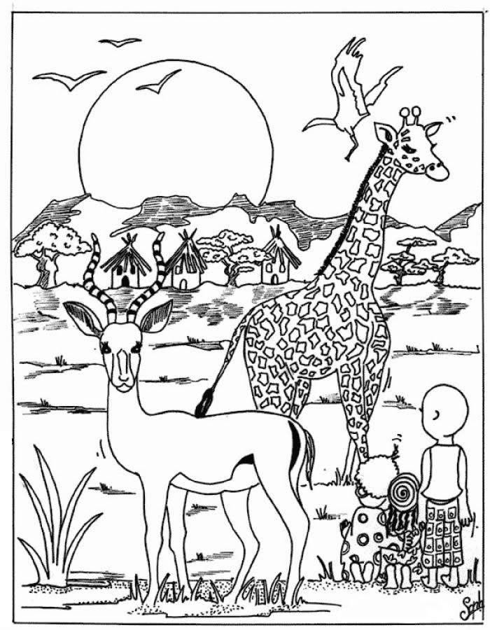 47+ New Animal Coloring Pages Cute